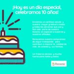 Hoy es un día especial  «Cumplimos 10 años»